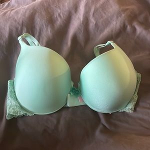 Victoria Secret Mint Angel Push Up Bra
